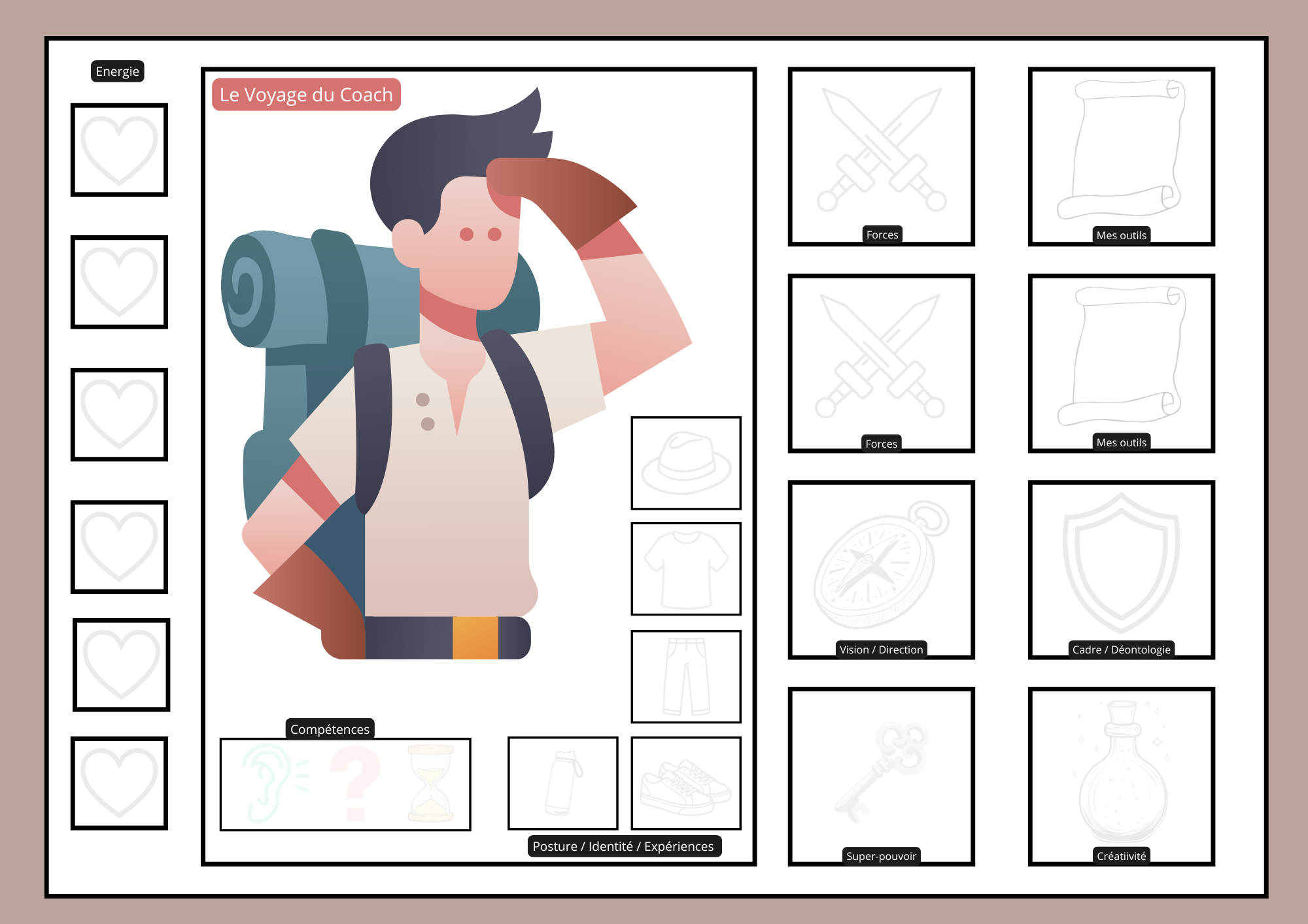 Illustration animation équipe