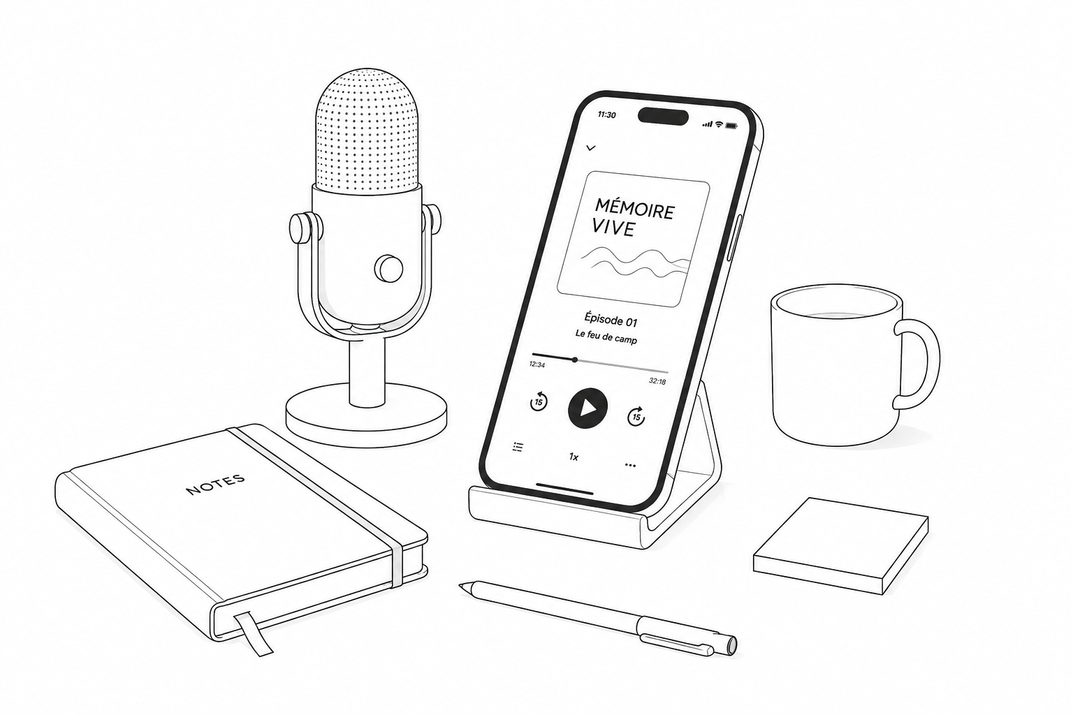 Podcast Mémoire Vive